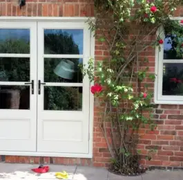 French doors with 5 point locking system: Click Here To View Larger Image